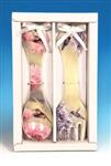 HBT3823 Porcelain Hummingbird Spoon and Fork Set